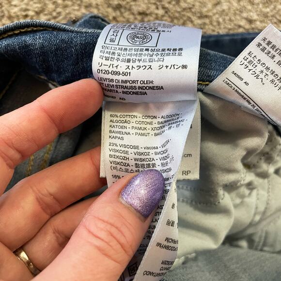 Levis Classic Bootcut Jeans Womens size 29 - Picture 6 of 8